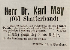 Anzeige May in München