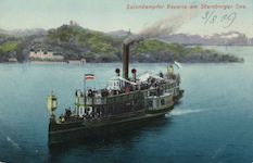 Postkarte Starnberger See 1908